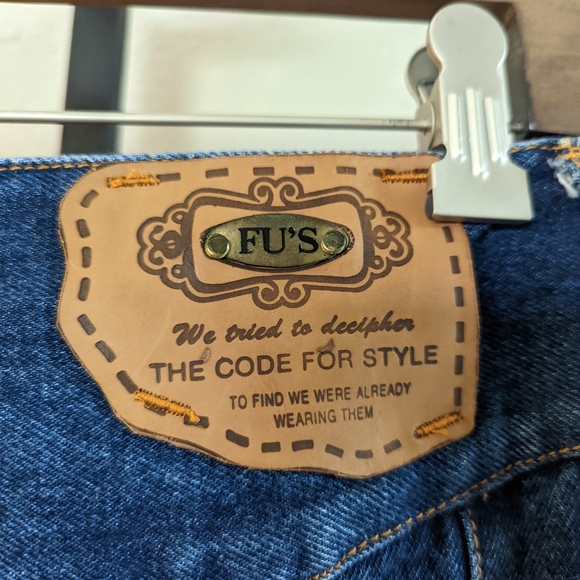 Very Rare 70's Deadstock F.U's Jean Skirt Never Worn With Tags. High waisted. - Picture 6 of 10